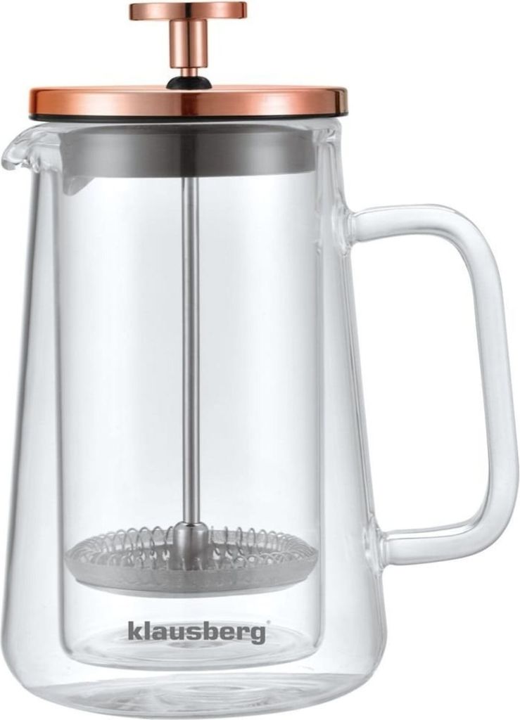 Klausberg French Press Kaffee- und Teezubereiter 0,35l