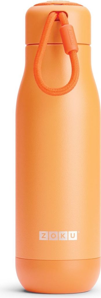 ZOKU Zoku - Edelstahl Trinkflasche 500 ml Orange ZK 142 104 815706022467