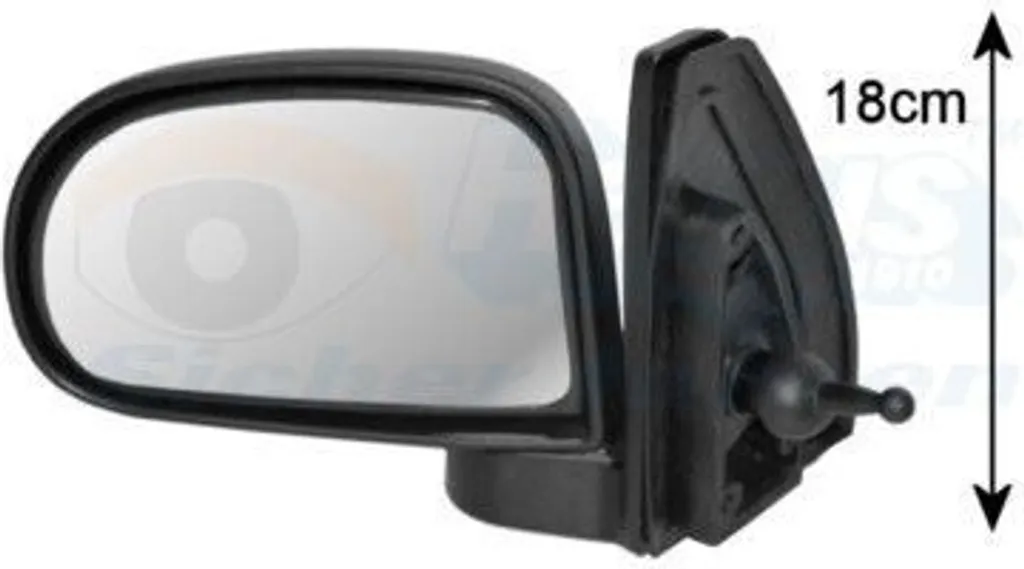 Réparer votre Hyundai Atos Prime avec ce rétroviseur droit prêt à peindre