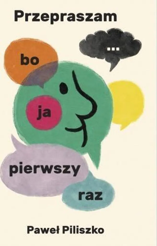 T-shirt Przepraszam bo ja pierwszy raz en coton noir pour homme