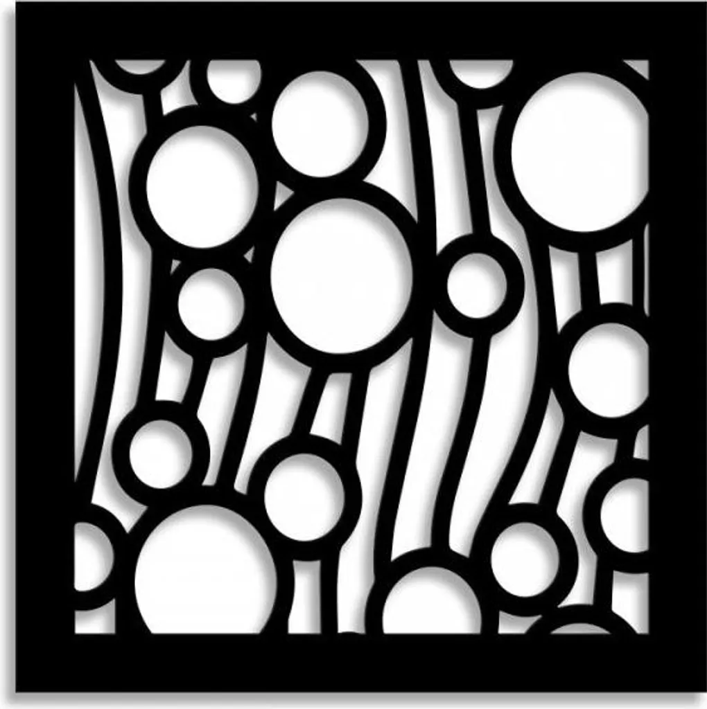 Organiseur Mural Perforé Noir 73x73cm en Forex pour Garage et Bureau