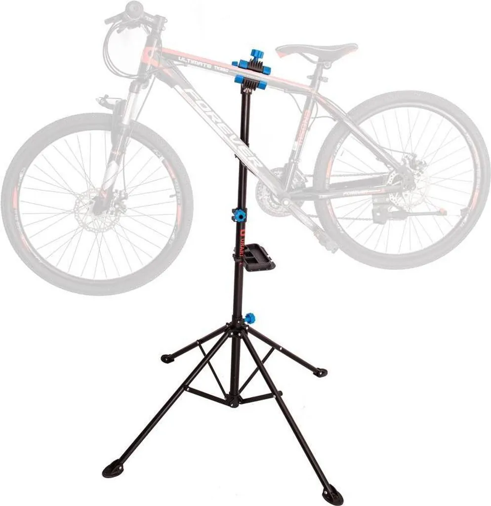 Support de vélo télescopique 109-190 cm en acier pour service de roue