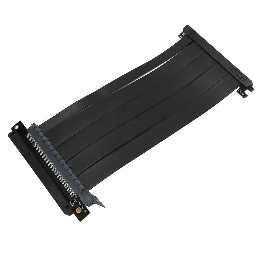 Câble Riser PCIE 4.0 Blindé avec Connecteur Dual Reverse Ultra Rapide - 4