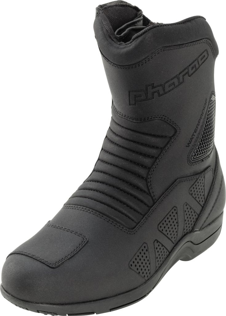 Pharao Kenai WP Motorradstiefel Kurz Wasserdicht mit Reißverschluss