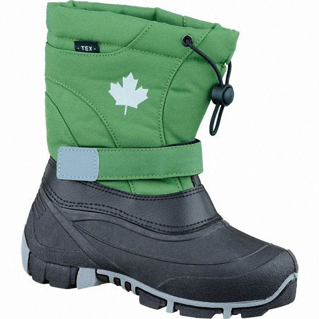 Canadians Mädchen und Jungen Winter Synthetik Tex Boots green, Warmfutter, weiches Fußbett, 4537114/28
