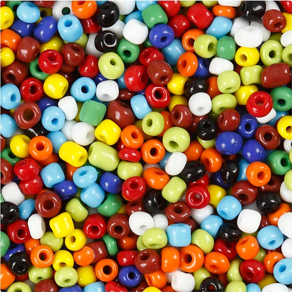 Creativ Company 696703, Glas, Gemischte Farben, Runde Perle