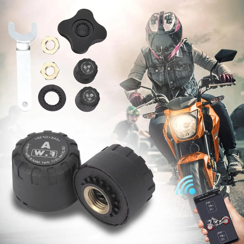 Capteur TPMS Moto IP67 Bluetooth 2 Pièces pour Surveillance Continue - 5