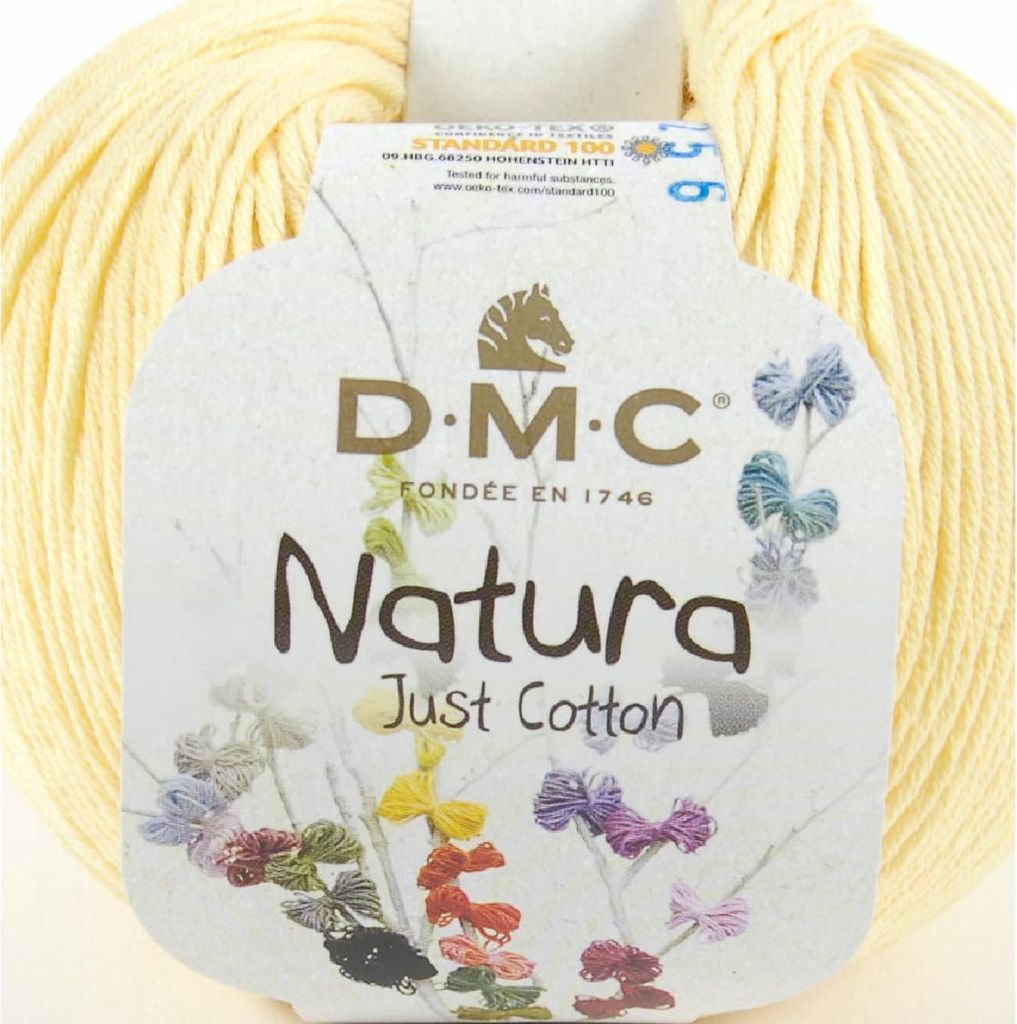 DMC Natura Just Baumwolle – mattes, weiches Garn aus 100 % gekämmter Baumwolle, 302, (Farbe N83)
