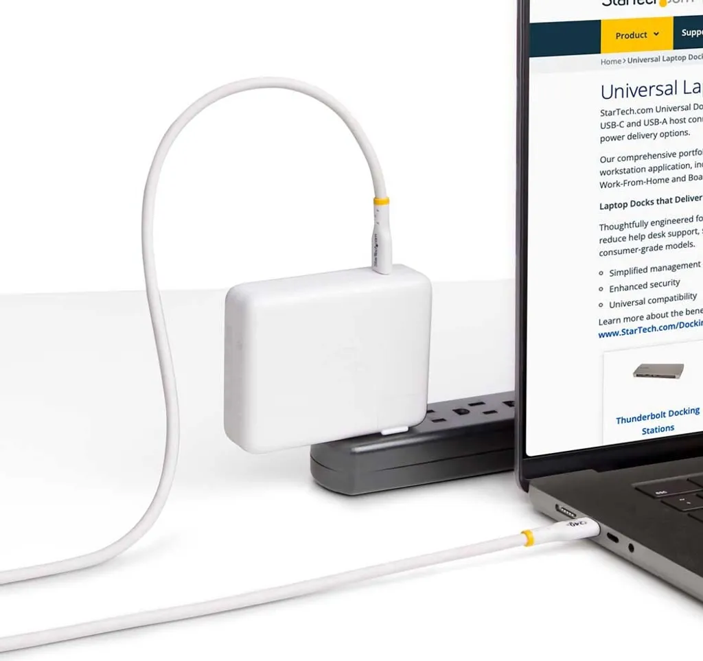 StarTech.com Câble USB C 3m Certifié USB-IF avec Charge Rapide PD 240W - 6