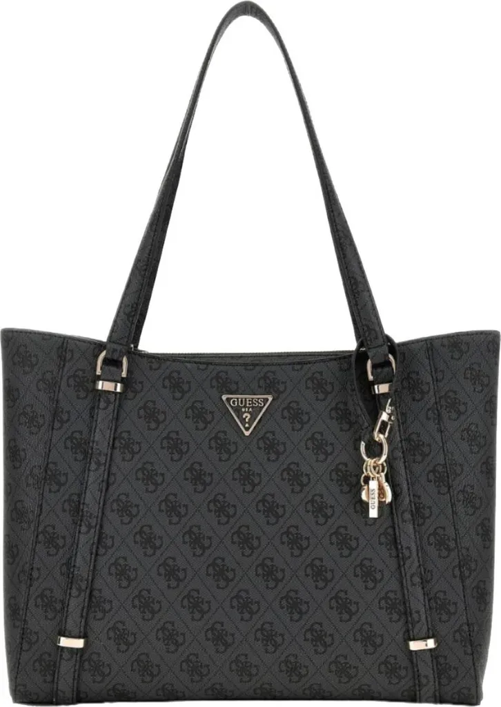 Borsa Guess Eco Erica Elite Tote Carbone | Shopping Bag Elegante Logo