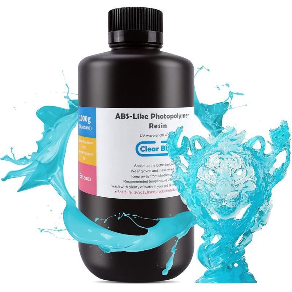 ELEGOO ABS-like Resin 1KG, Clear Blue Obrázek produktu 