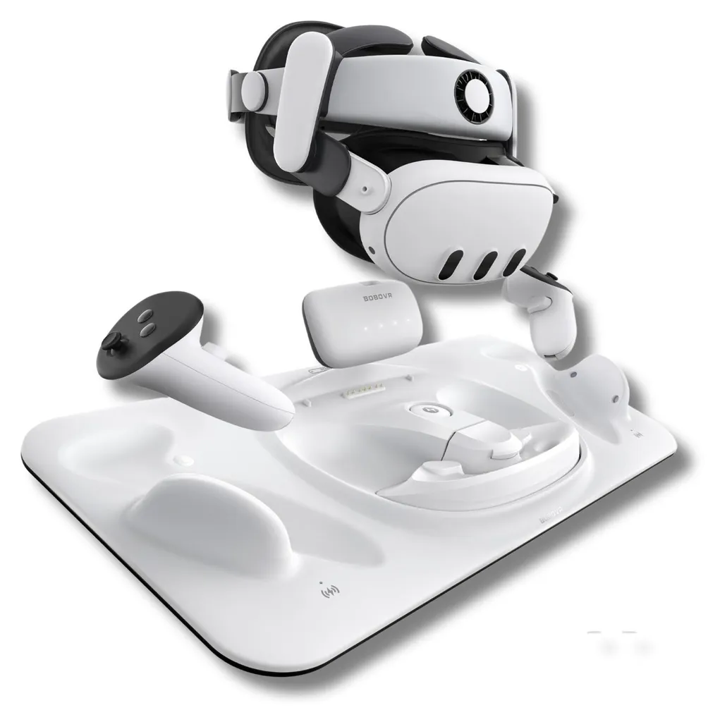 BOBOVR D3 : Station de Recharge pour Meta Quest 3 sans Câble USB