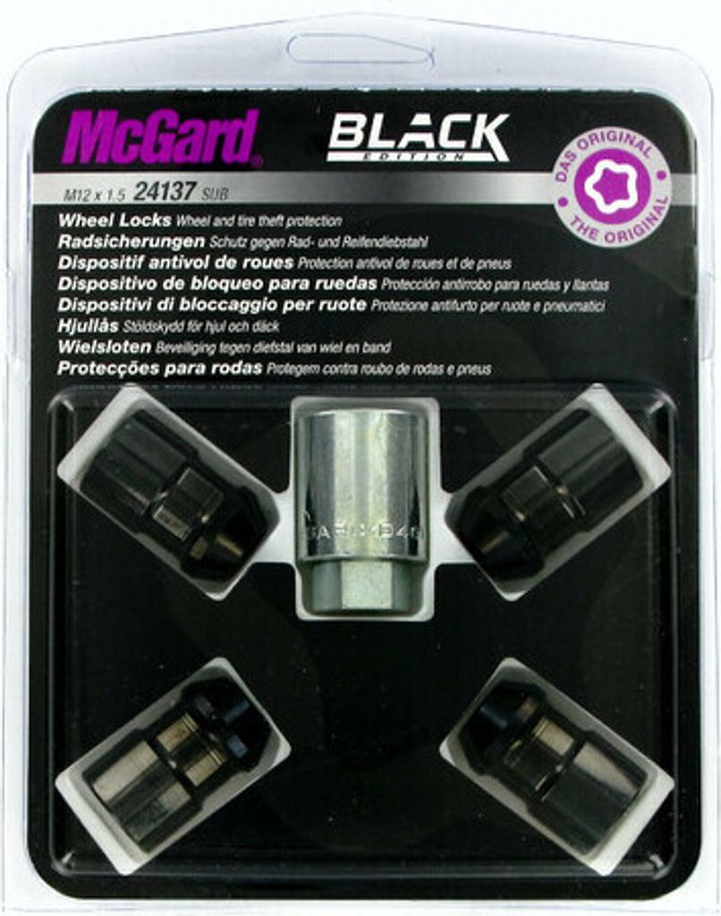 Felgenschloss Lampa Diebstahlschutz Black Edition Felgen K010 4 Stück F170