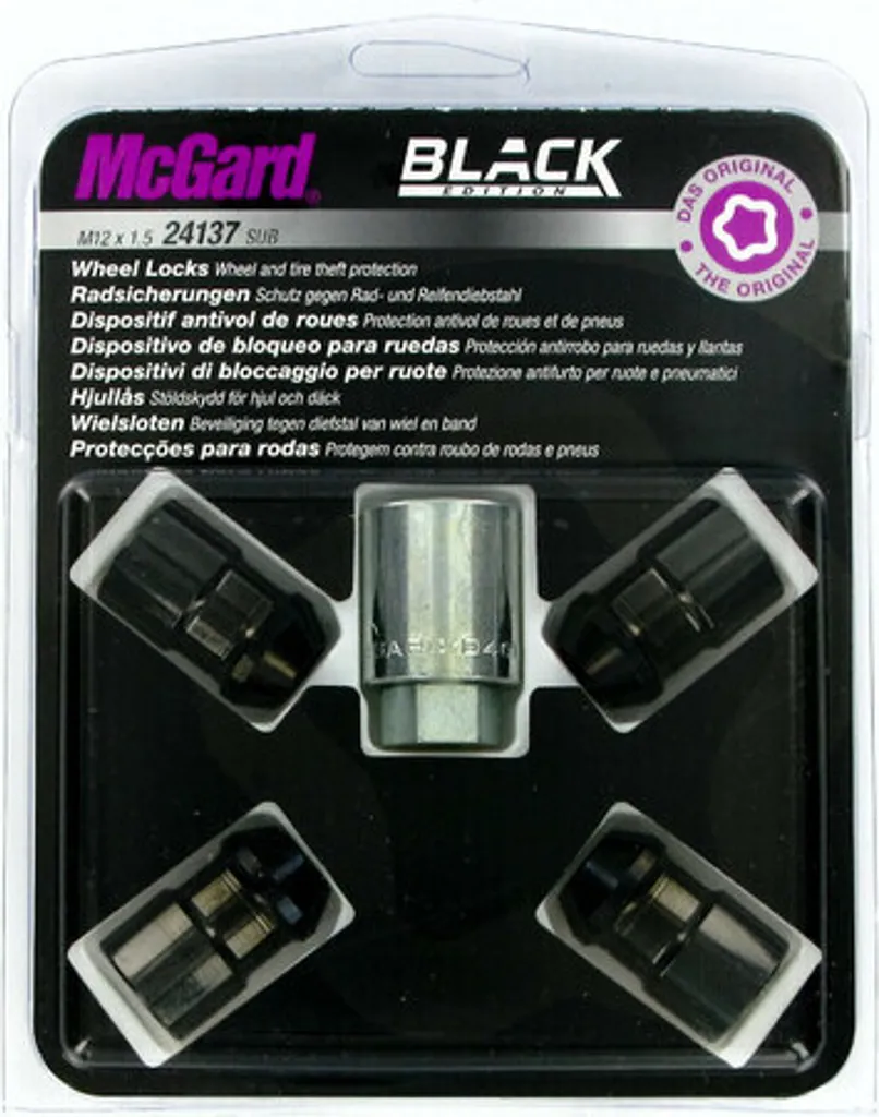 Protection de roues Antivol jantes Lampa Black Edition K010 F170 4pcs