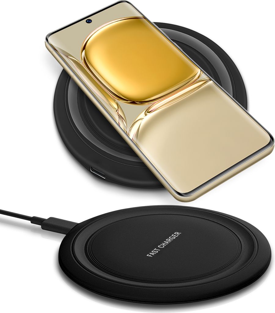 QI Wireless Ladegerät für Huawei P50 Pro Plus Charger Induktive Ladestation 15W