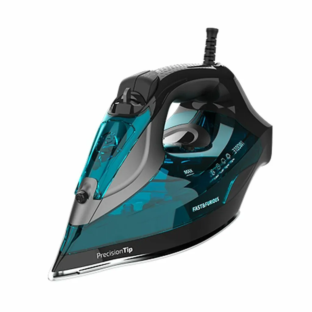 Fer à Vapeur 3100W Cecotec Fast&Furious avec semelle haute glisse bleu