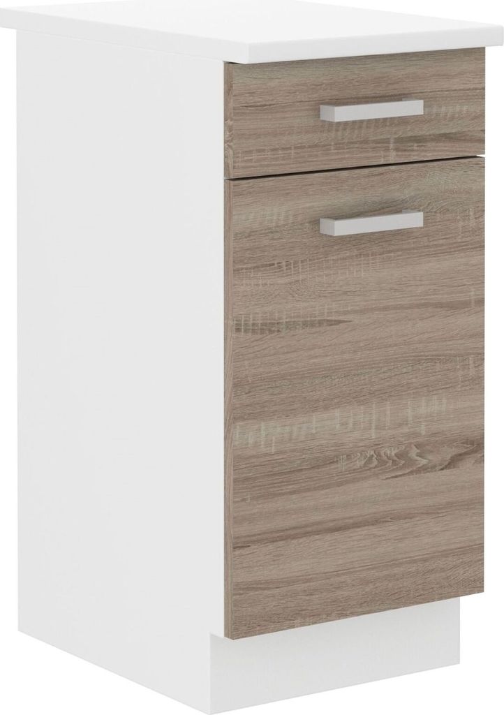 Küchen Unterschrank 40 cm für das Modell „Dave 240 Eiche Sonoma Trüffel“