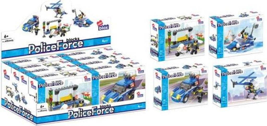 Mega Creative Alleblox Structural blockiert die Polizei 96-104el. 478225 MC Mixpreis für 1 PCS P8