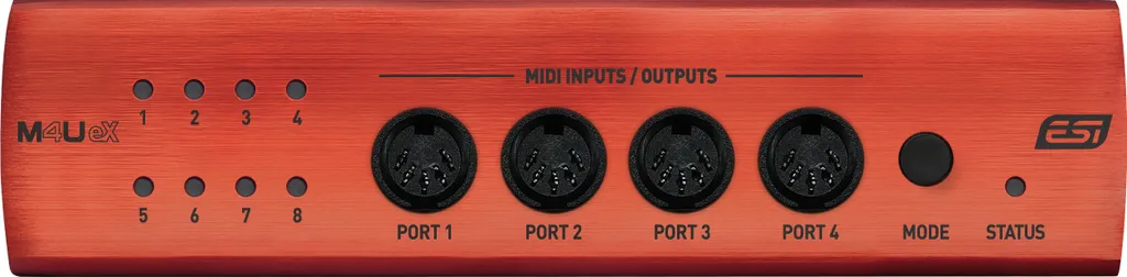 ESI M4U eX Interface MIDI USB 3.0 ultra-compacte à 8 ports polyvalents - 2