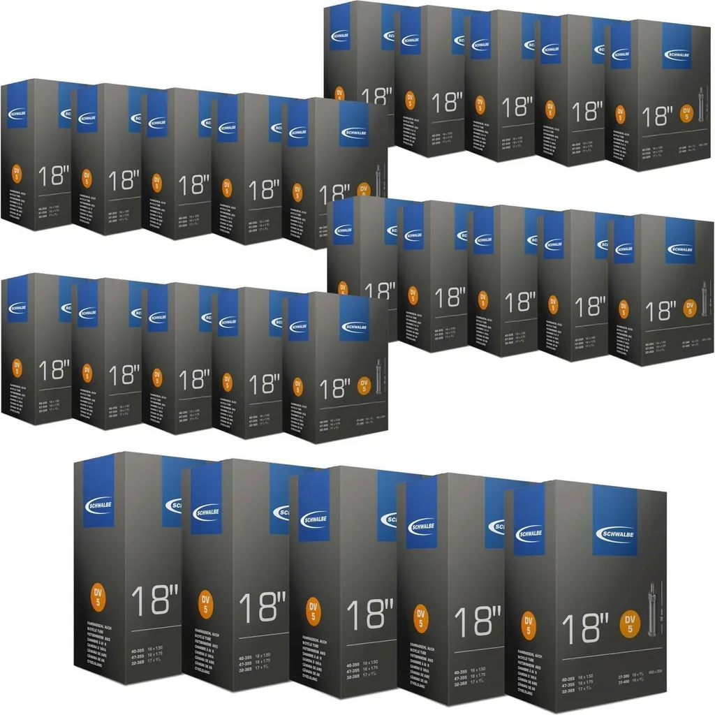 Évitez les crevaisons : 25 Chambres à air Schwalbe 18" DV5 + Outils