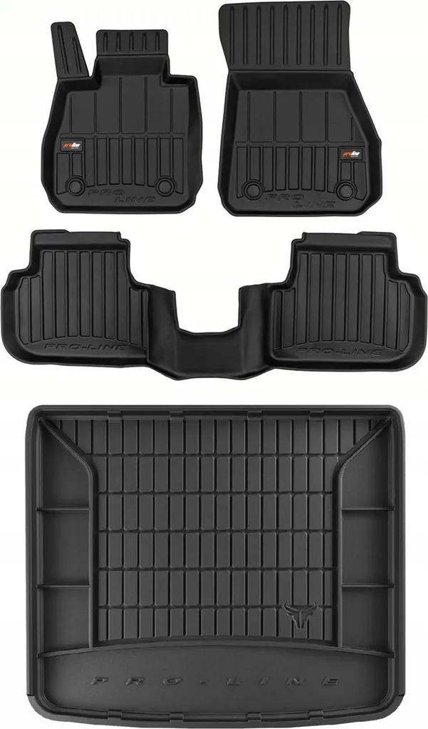 OFFERTA Kit BMW Serie 2 F74 2024: Tappetini 3D + Vasca Baule Gomma