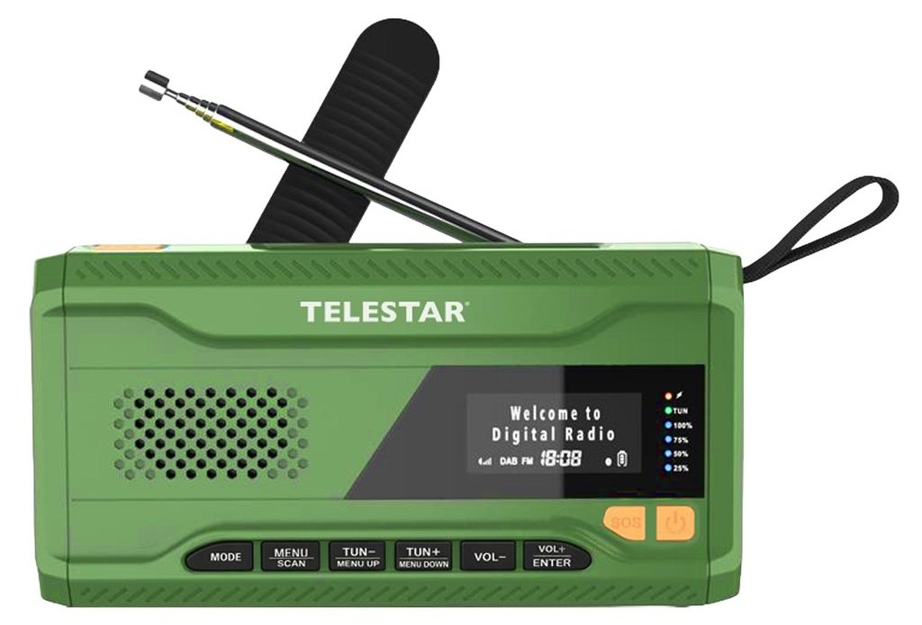 Telestar 5700011, Cestovní, FM, DAB+, 170 – 240, 2 W, LCD, Obrázek produktu 