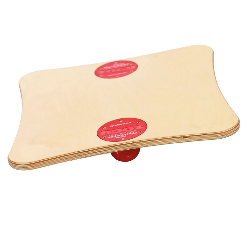 TOGU Balanza Wippe, Balance Board, Rot, Holz, 200 kg, 480 mm, 480 mm, 70 mm