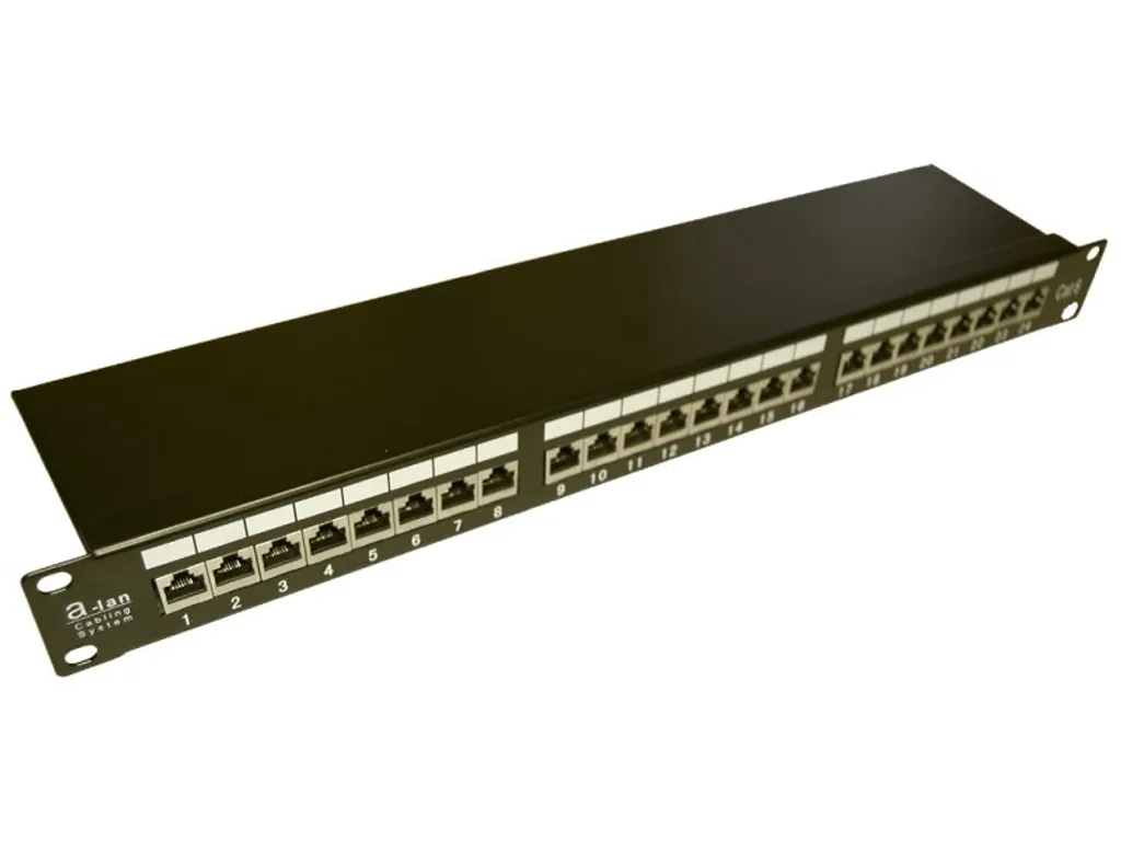 Panneau de brassage Alantec PK010 1U robuste en acier pour rack 19 pouces