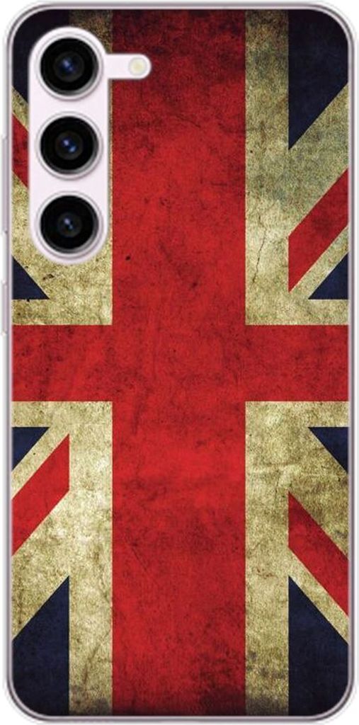 König Design Hülle kompatibel mit Samsung Galaxy S23 Plus Kunststoff Soft Handyhülle - Handy Case England Flagge