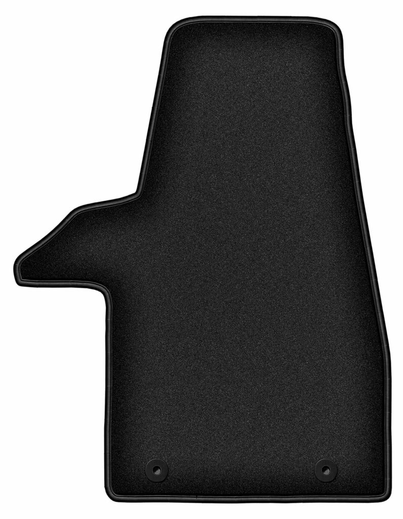 Premium Fahrer Fußmatte schwarz für: VW Transporter T6 2015-2019 Nutzfahrzeug 2 Sitzreihen