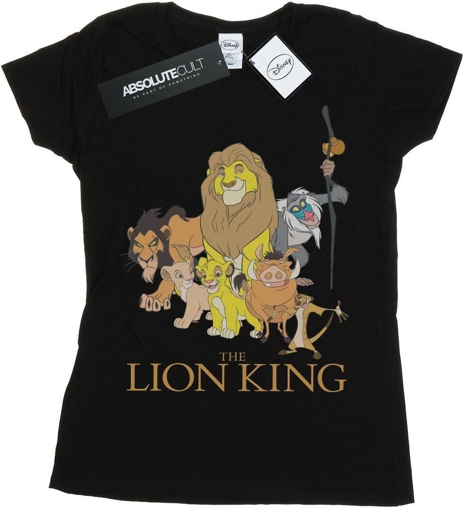 Disney - "The Lion King" T-Shirt für Damen BI25023 (L) (Schwarz)