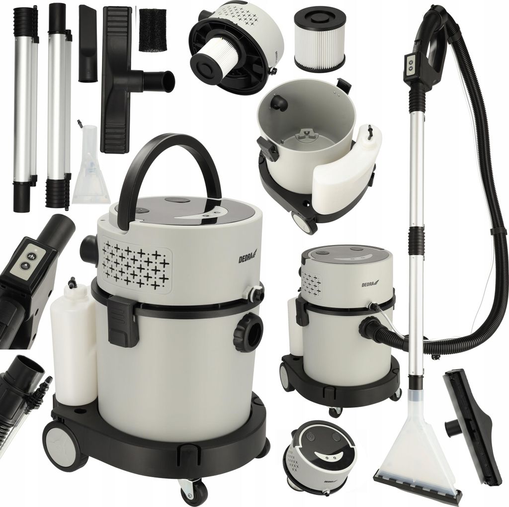 Industrie Staubsauger Dedra 1200W Nass Trocken Teppichreinigung Hepa-Filter