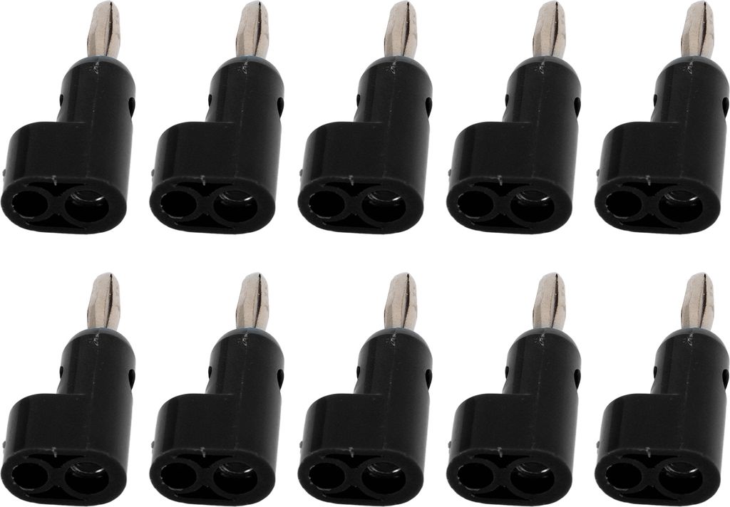 Bananenstecker,4mm Bananenstecker,Lautsprecherstecker,Bananenstecker mit offener Schraube,Bananenstecker ohne Lötstelle,Lautsprecherkabelanschlüsse