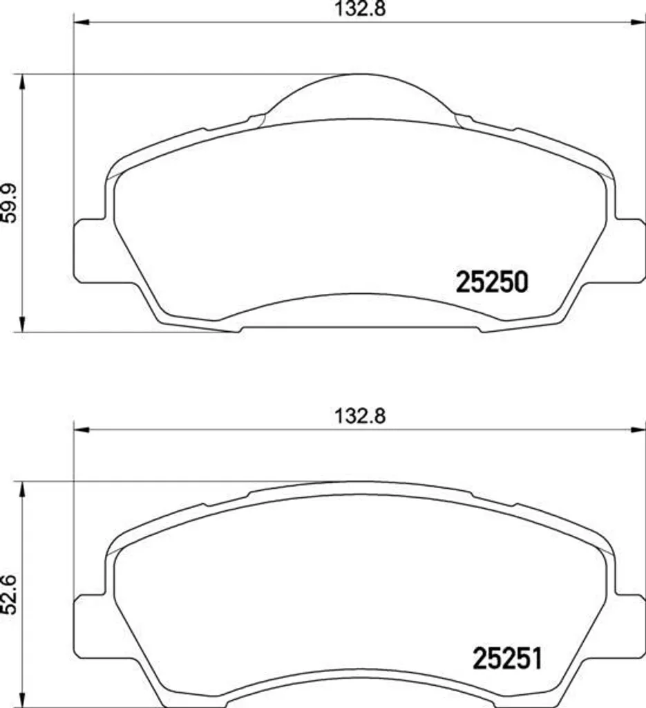 Plaquettes de frein Peugeot 308 II Brembo P 61 138 sécurité optimale
