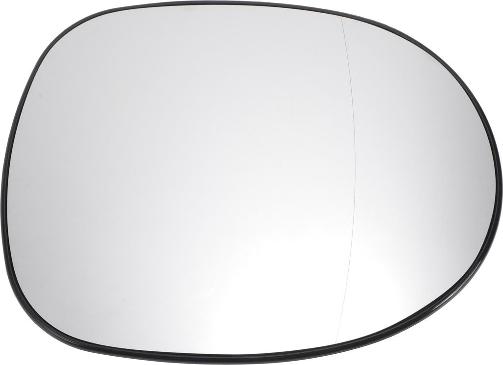 Rechter Seitenspiegelglas-Ersatz mit Heizfunktion und Rückenplatte in Weiß für Honda Civic 2005-2012.