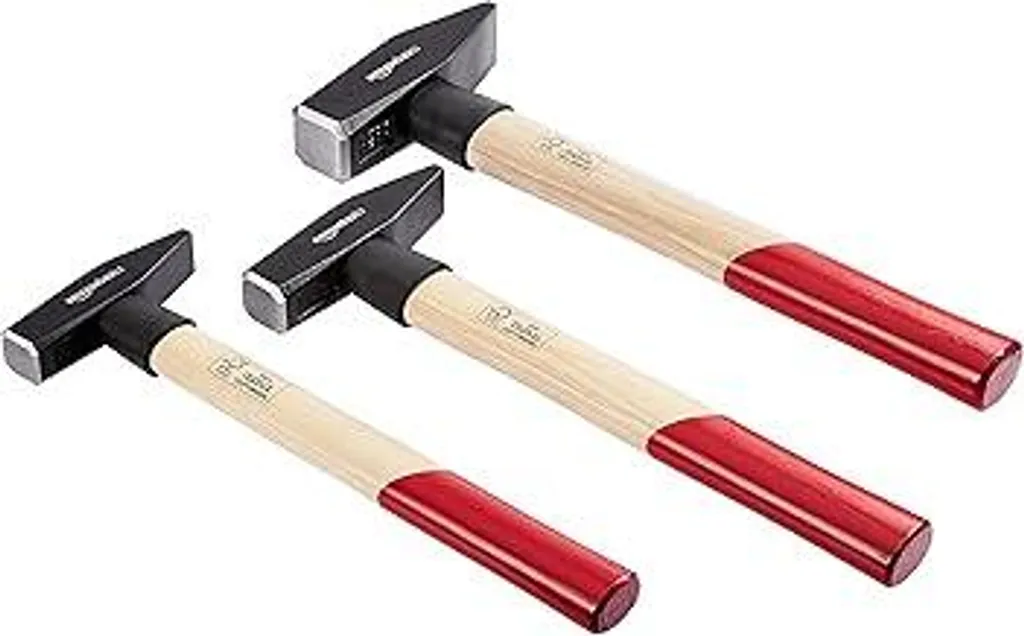 Set Martelli da Banco Professionali - Manico Hickory Antivibrazione 3pz