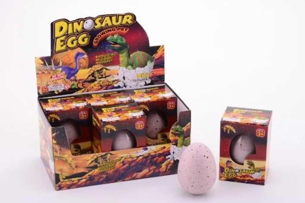 Grand œuf dinosaure 24209, fini le désordre avec ses 6 grands jouets