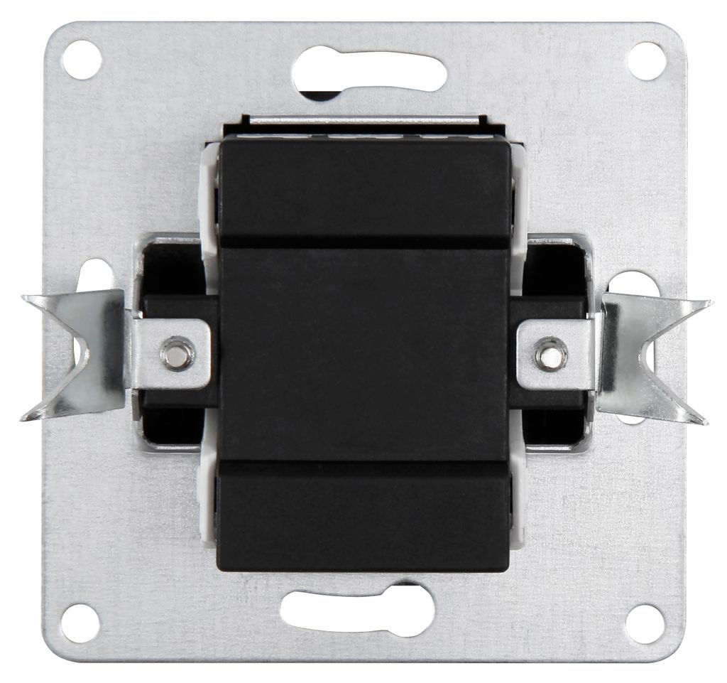 Schalter McPower ''Flair'', 250V/10A, UP, anthrazit mit Produktbild 2
