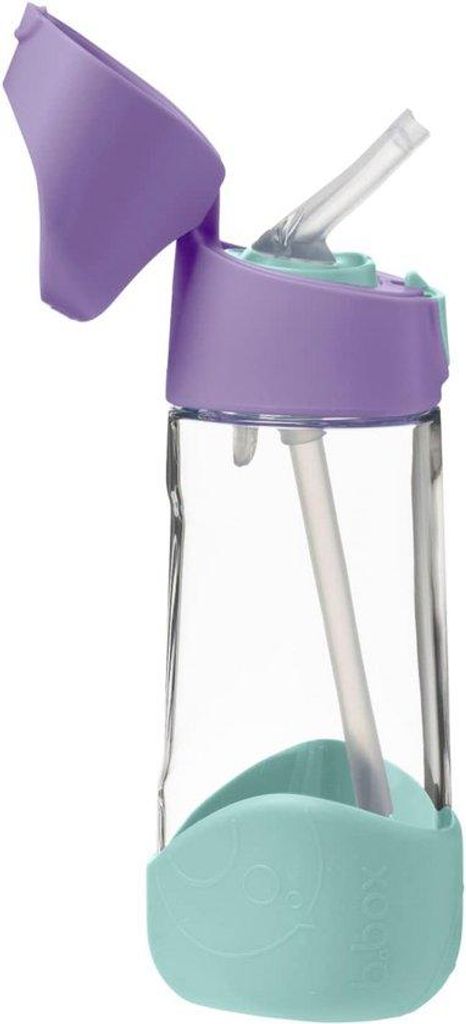 Kindertrinkflasche mit Sicherheitsverschluss - Kindgerecht und komfortabel zu halten - 450 ml Fassungsvermögen