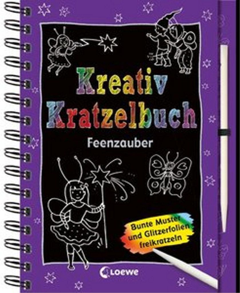 Kreativ-Kratzelbuch Feenzauber