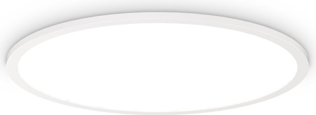 Moderne Deckenleuchte Fly Slim Aluminium-Kunststoff Weiß Led 53W 3000K D60Cm