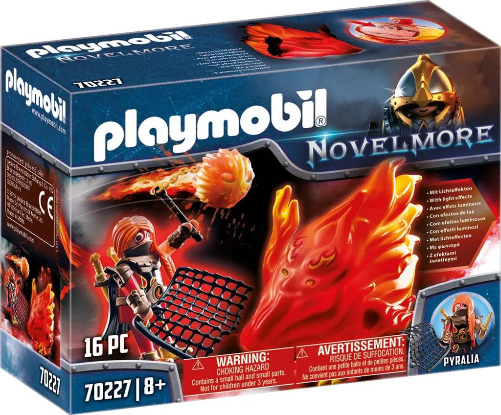 Esprit du feu Burnham Raiders Playmobil avec accessoires de combat