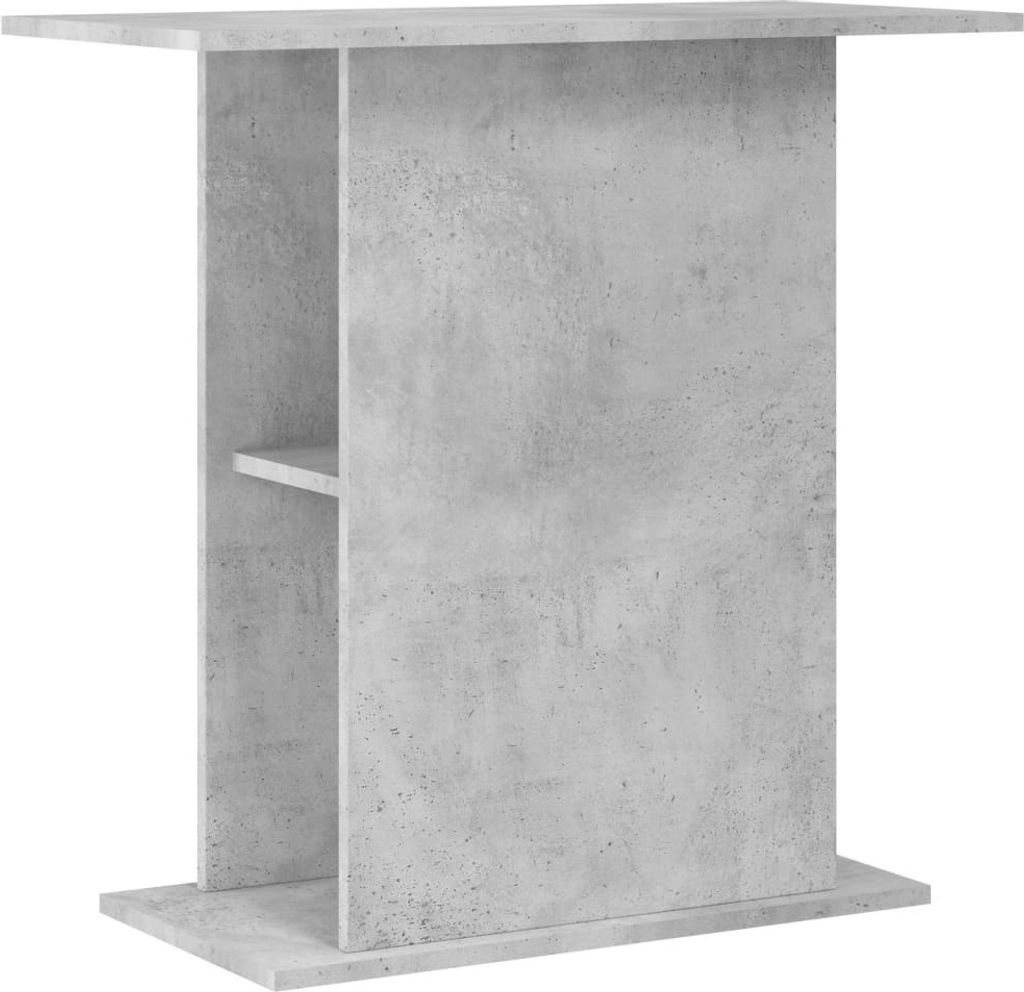 vidaXL Support pour aquarium gris béton 75x36x72,5 cm Bois Image du produit 