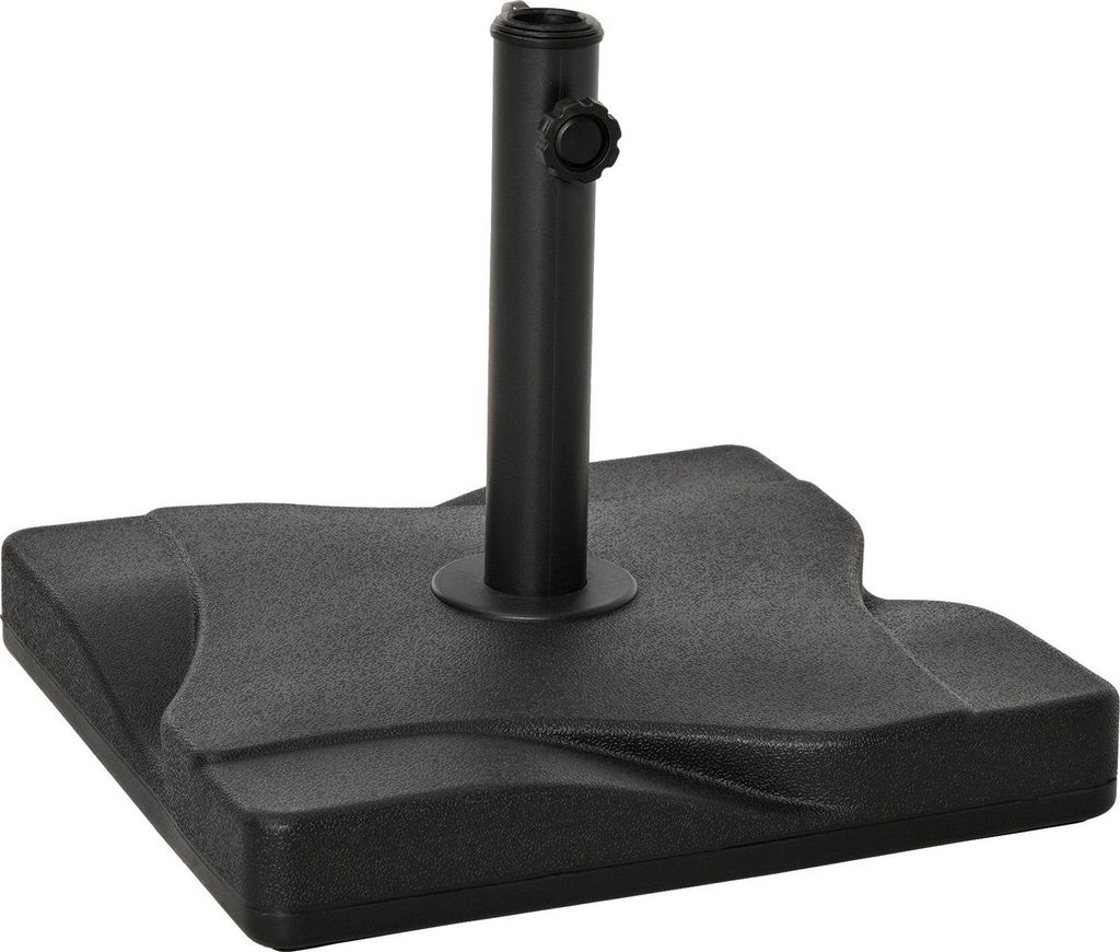 Sonnenschirmständer 20 Kg Schirmständer Für Sonnenschirm Schirmstangen 30-38 Mm Sonnenschirmfuß Für Garten Terrasse Zement 41,5X41,5