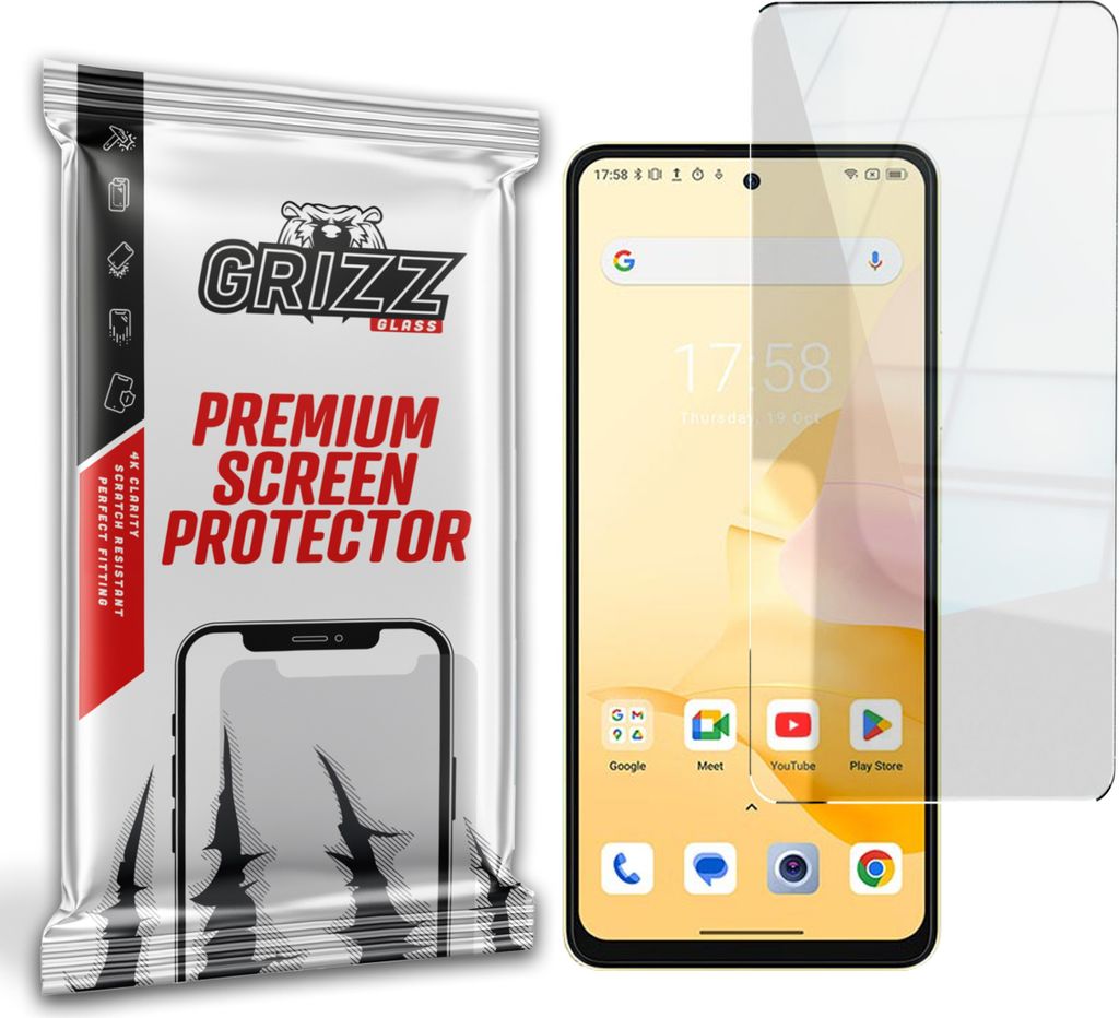 Hybridglas GrizzGlass für Blackview Shark 8