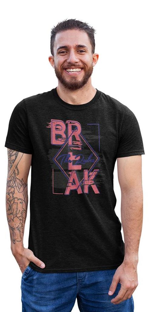 D&B Uni Polo ST00228 Break Schwarz-Größe 3XL