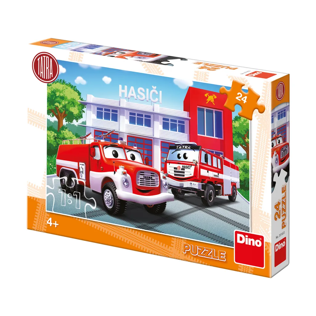 Casse-tête Dino Firefighters 24 pièces : Occupez votre enfant avec calme