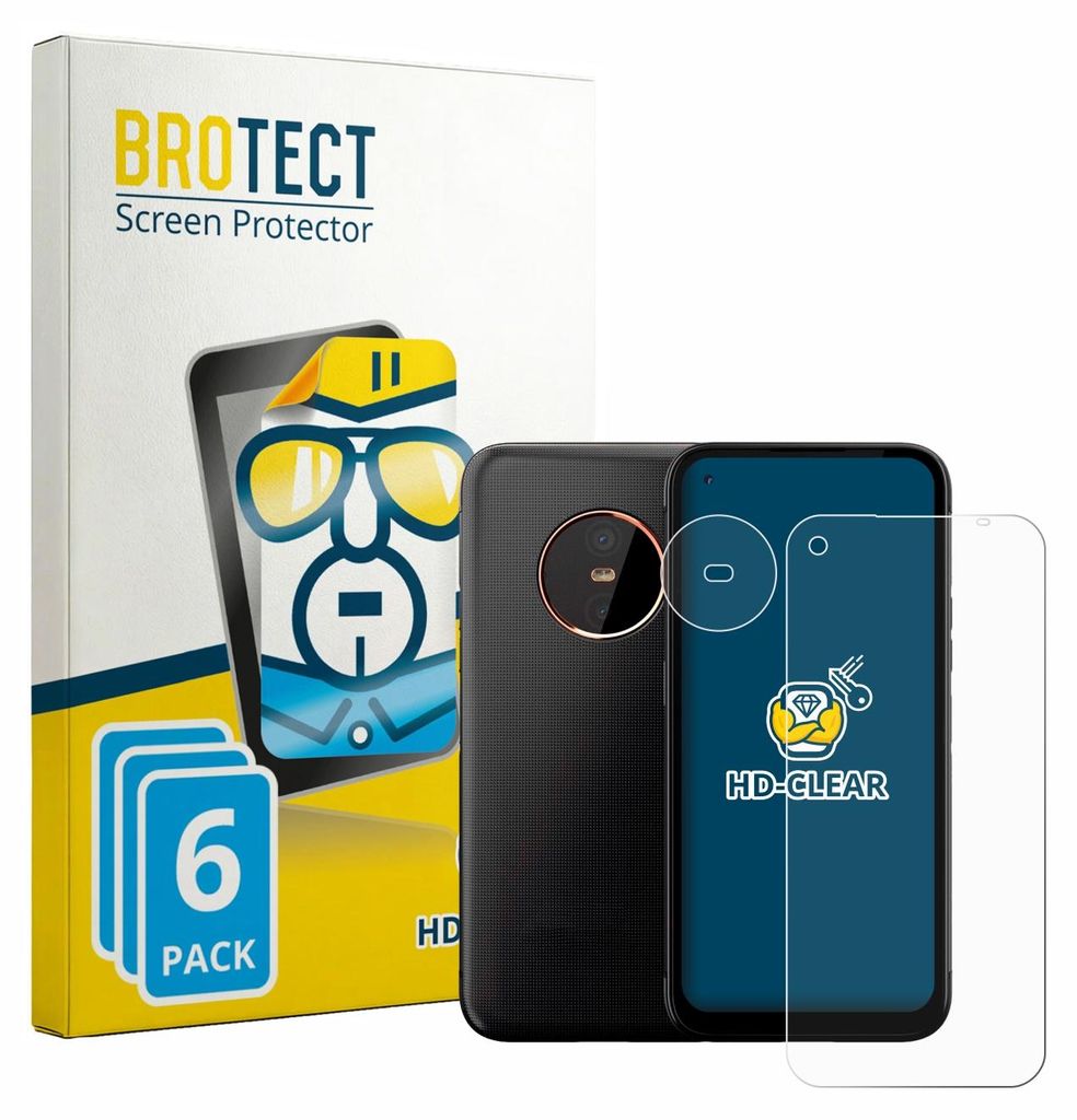 6x Für Gigaset GX6 Pro (Display+Kamera) Schutzfolie BROTECT Produktbild 