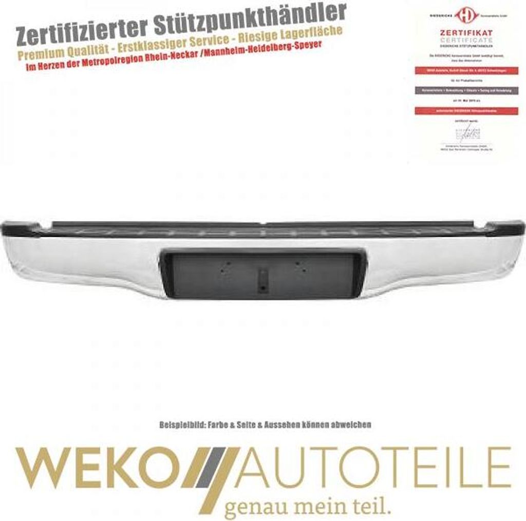Stoßstange hinten für Toyota Hilux Baujahr 2005-2015 Produktbild 