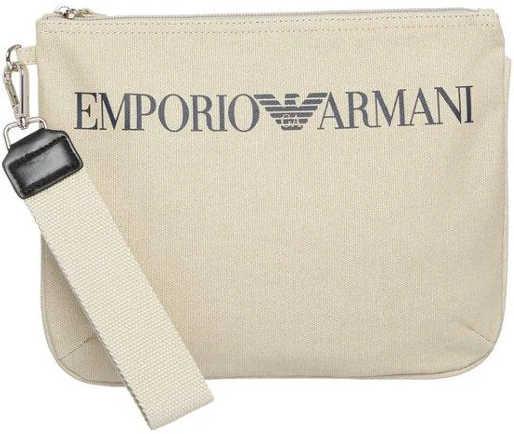 Petit sac Armani blanc logotypé - Design épuré et finition premium